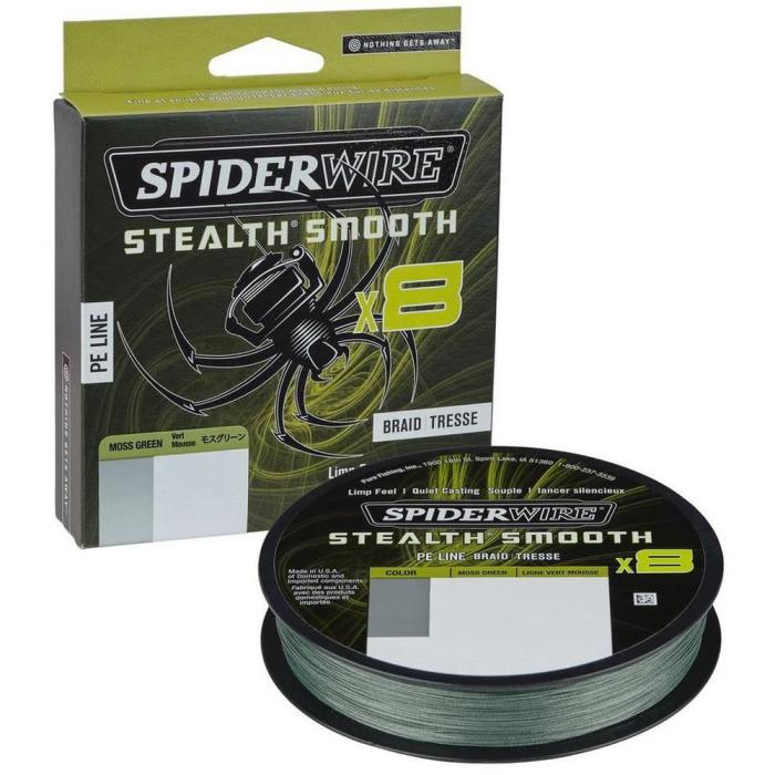 detail Spiderwire šňůra Stealth Smooth x8 Zelená 150m