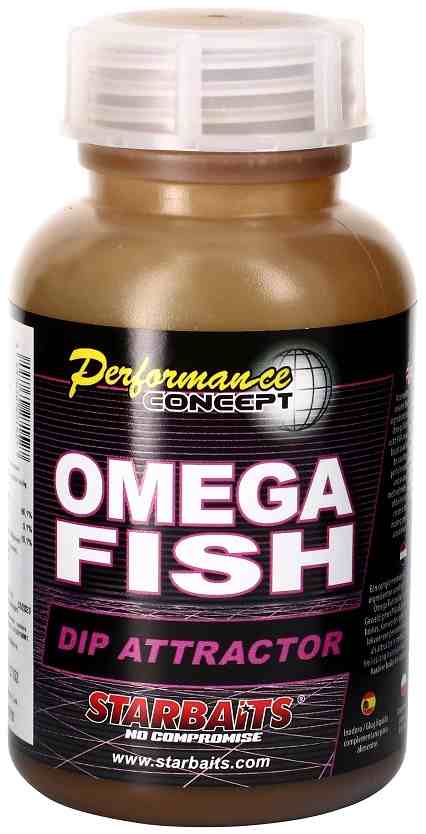 detail Starbaits dip Omega Fish 200ml