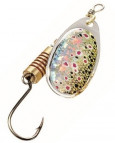 DAM třpytka FZ Spinner With Single Hook Brown Trout