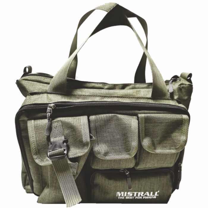 detail Mistrall taška 38x14x28 zelená