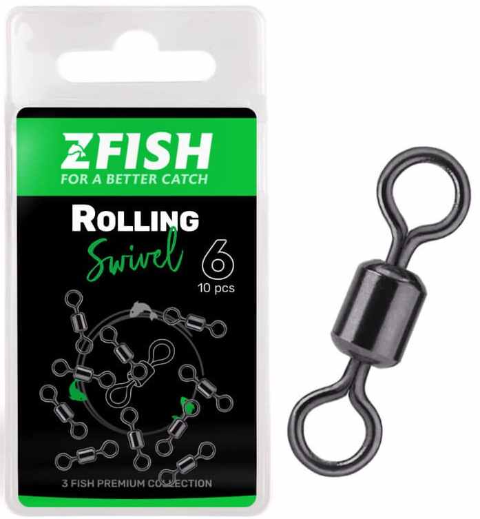 detail Zfish obratlík Rolling Swivel 10ks