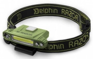 Čelová lampa Delphin RAZOR USB UC