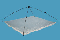 Delphin čeřen s nylonovou síťkou 100 x 100cm