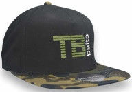 TB Baits kšiltovka Black Camo Snapback