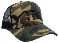 TB Baits kšiltovka Black Camo Trucker Cap
