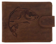 MERCUCIO pánská peněženka světlehnědá embos kapr vektor