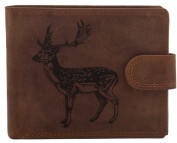 MERCUCIO pánská peněženka světlehnědá vzor 94 daněk