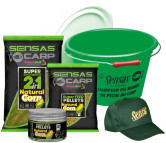 Sensas akční kbelík Carp Paste Pellets Corn