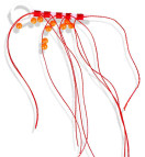 Saenger uzlíkové zarážky s korálky 5ks