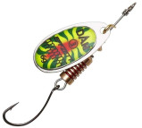 DAM třpytka FZ Spinner With Single Hook Firetiger UV