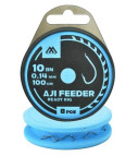 Mikado hotový návazec Ready Rigs Aji Feeder 100cm - 8ks