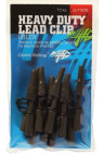 Giants Fishing boční závěs kovový Heavy Duty Lead Clip Green 10ks