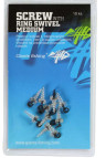 GF kolíček s obratlíkem a kroužkem Screw with Ring Swivel Medium 10ks