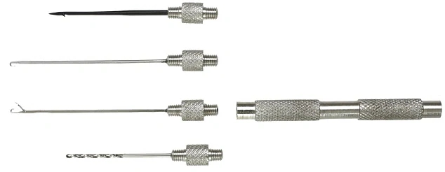 detail Mikado set boilie jehel a vrtáčku