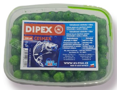 detail KS Fish Dipex extrudy v dipu