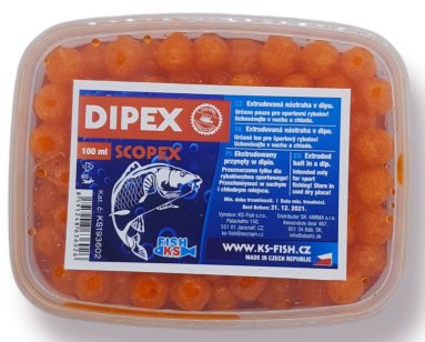 detail KS Fish Dipex extrudy v dipu