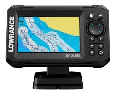 detail Lowrance echolot EAGLE 5 se sondou 83/200 HDI + baterie ZDARMA