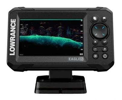 detail Lowrance echolot EAGLE 5 se sondou 83/200 HDI + baterie ZDARMA