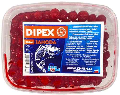 detail KS Fish Dipex extrudy v dipu