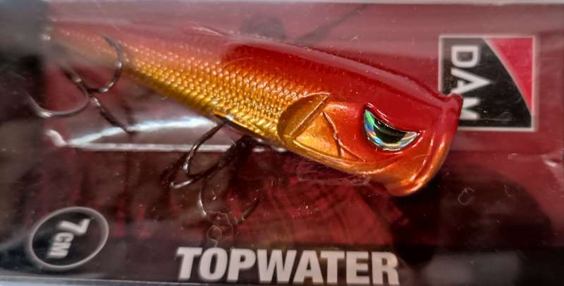detail DAM wobler hladinový TOPWATER 7cm