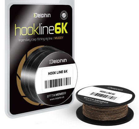 detail Delphin šnůra Hookline 6K Muddy 20m