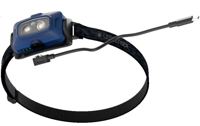 detail Ledlenser čelovka HF4R CORE Modrá