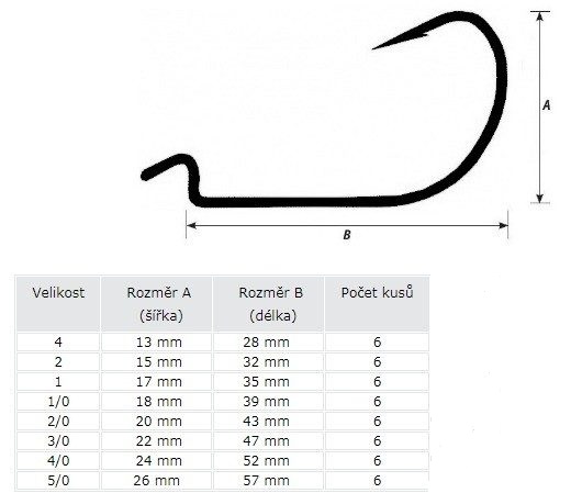 detail Gamakatsu dropshotový háček Worm 330 - 6ks