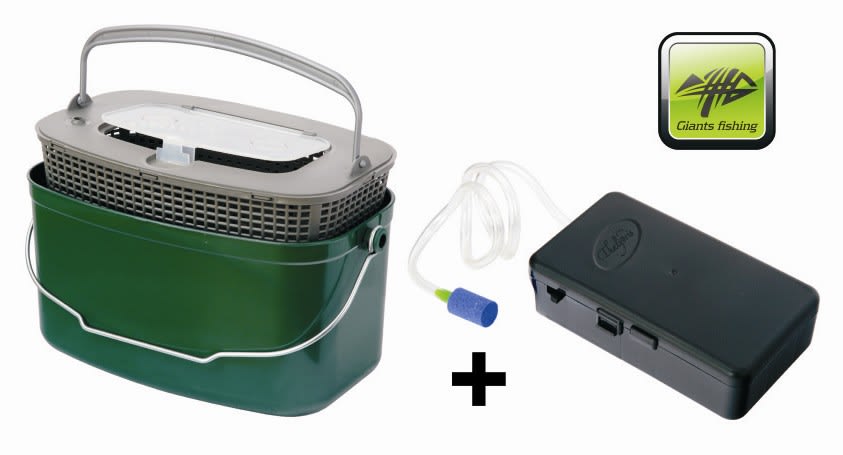 detail Giants Fishing řízkovnice 7 litrů + vzduchování