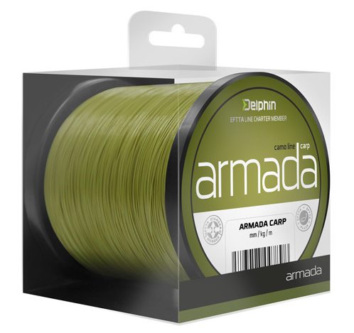 detail Delphin vlasec ARMADA Carp /camo 300m