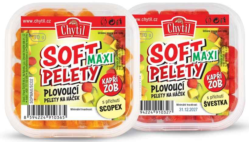 detail Chytil Soft pelety MAXI - plovoucí 30g