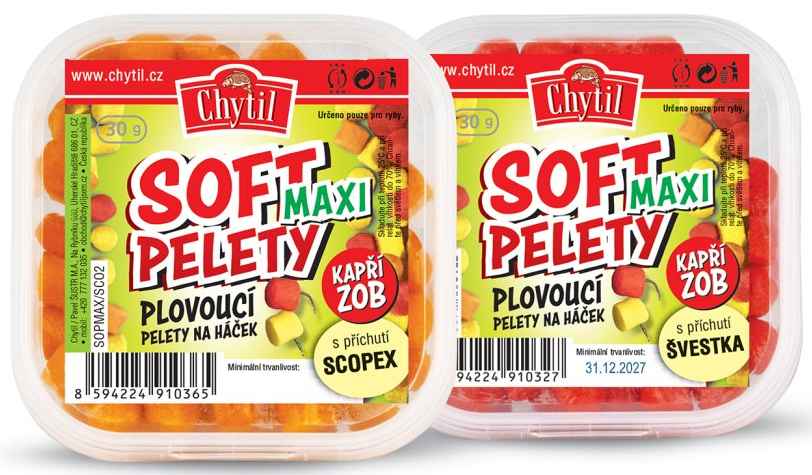 detail Chytil Soft pelety MAXI - plovoucí 30g