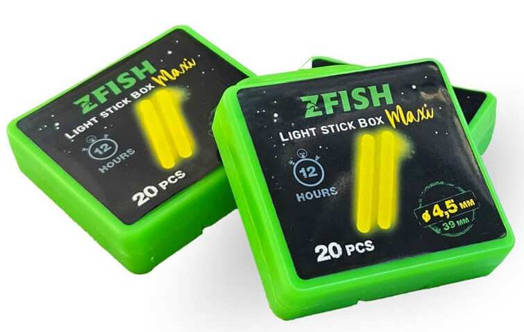 detail Zfish chemické světlo Box 20ks