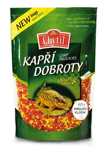 detail Chytil anglická vločka 800g - žlutá + červená