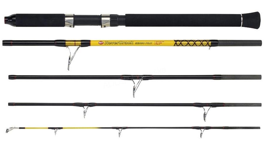detail WFT prut Never Crack Senso Pilk 5dílů 240cm / 50-160g