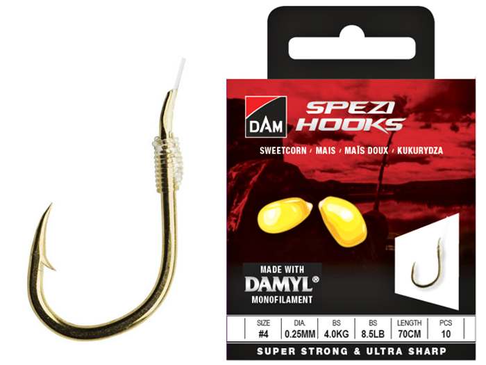 detail DAM návazec Spezi Sweetcorn (na kukuřici) 70cm - 10ks