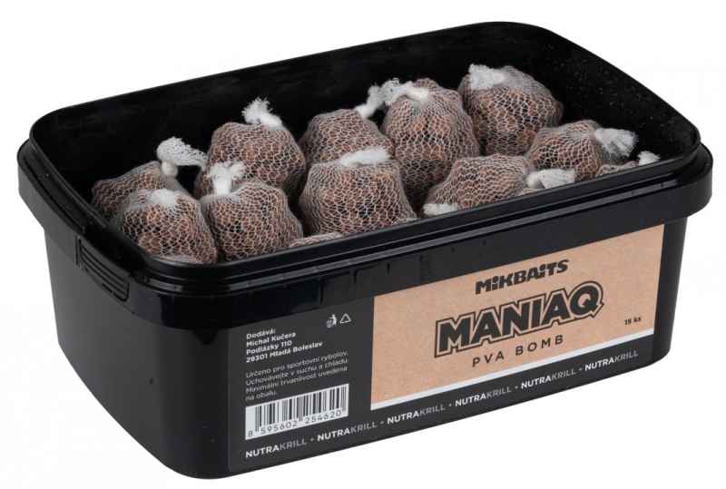 detail Mikbaits ManiaQ PVA Bomb 15ks - NutraKRILL