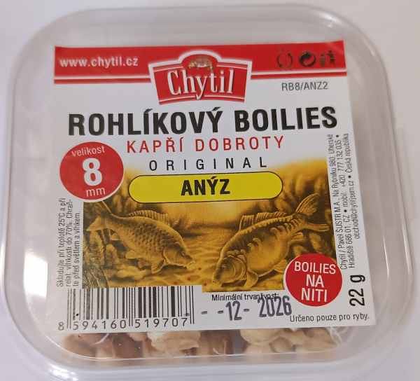 detail Chytil rohlíkové boilie 8mm / 22g