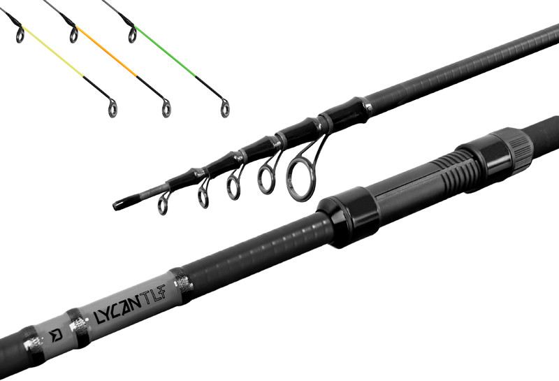 detail Delphin prut LYCAN TeleFEEDER 300cm / 80g + 3 špičky