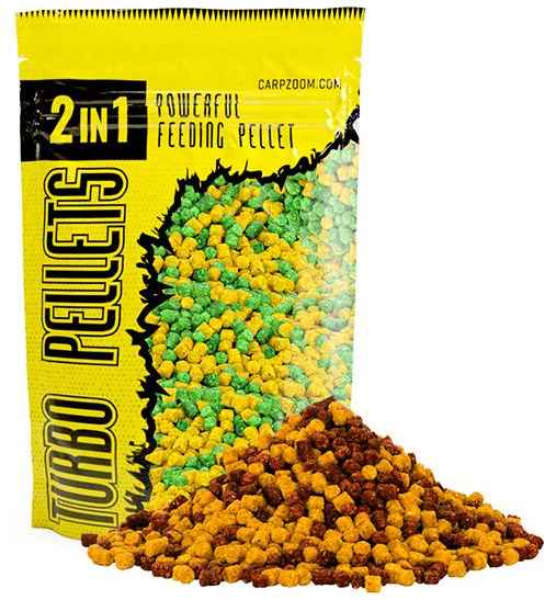 detail Carp Zoom Turbo Pellets 2v1 - 500g / 3mm