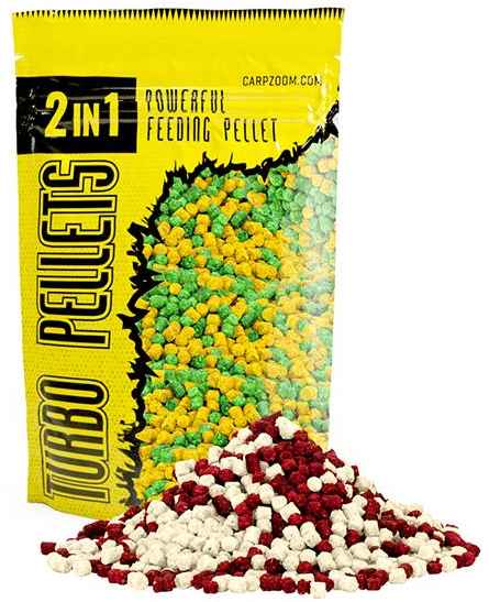 detail Carp Zoom Turbo Pellets 2v1 - 500g / 3mm