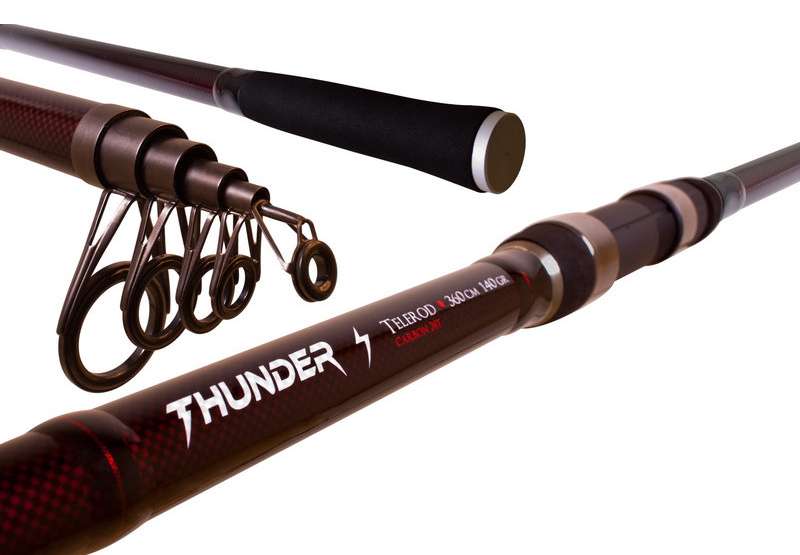 detail Delphin prut Thunder Telerod 390cm / 140g
