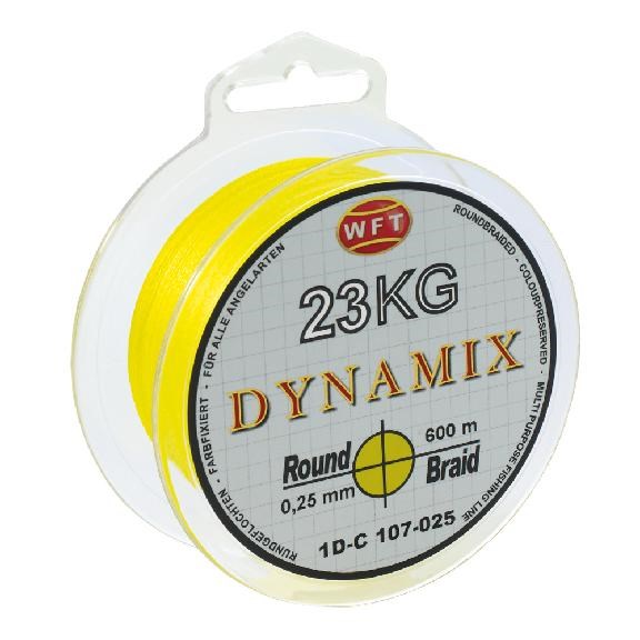 detail WFT pletenka Dynamix Yellow 150m
