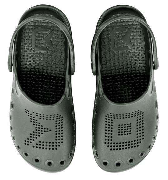 detail Delphin pantofle OCTO / zelené