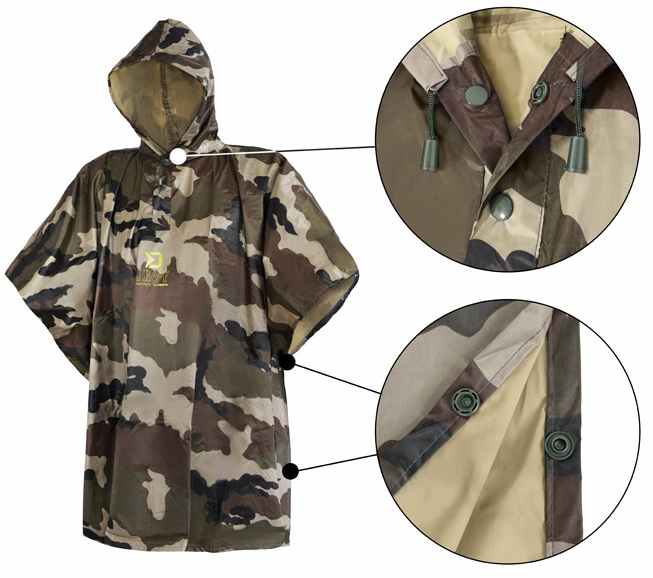 detail Delphin nepromokavé pončo PROOF Poncho