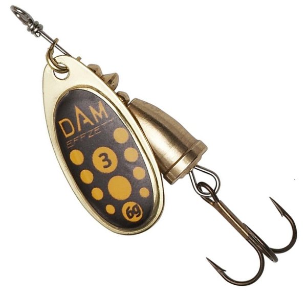 detail DAM třpytka Executor Spinner Blacky