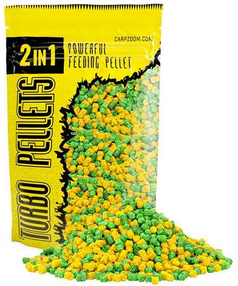 detail Carp Zoom Turbo Pellets 2v1 - 500g / 3mm
