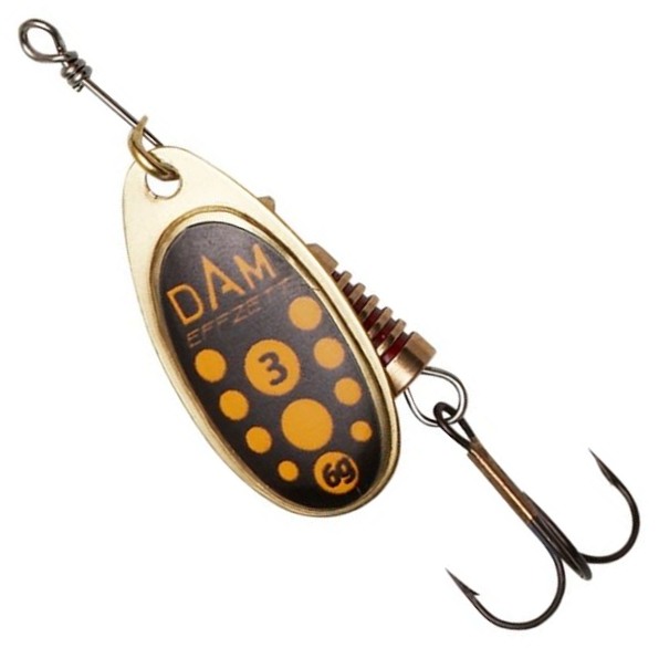 detail DAM třpytka Standard Spinner Blacky