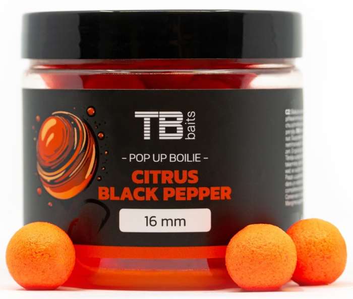 detail TB Baits plovoucí boilie Pop Up 16mm/65g