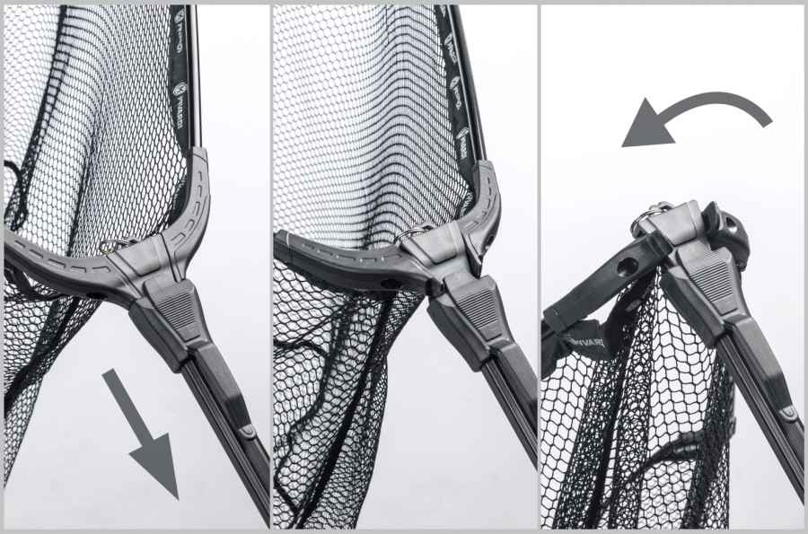 detail Mivardi podběrák Metal Pro II 230