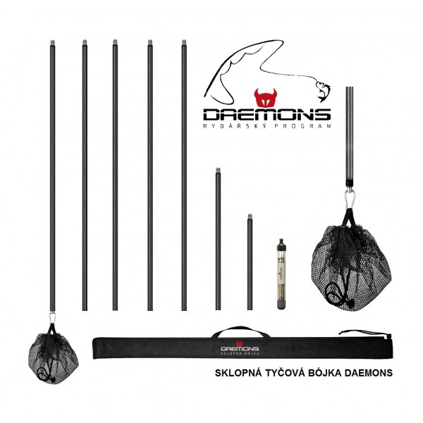 detail Deamons sklopná tyčová bójka 05 s RGBS led diodou, sensorem